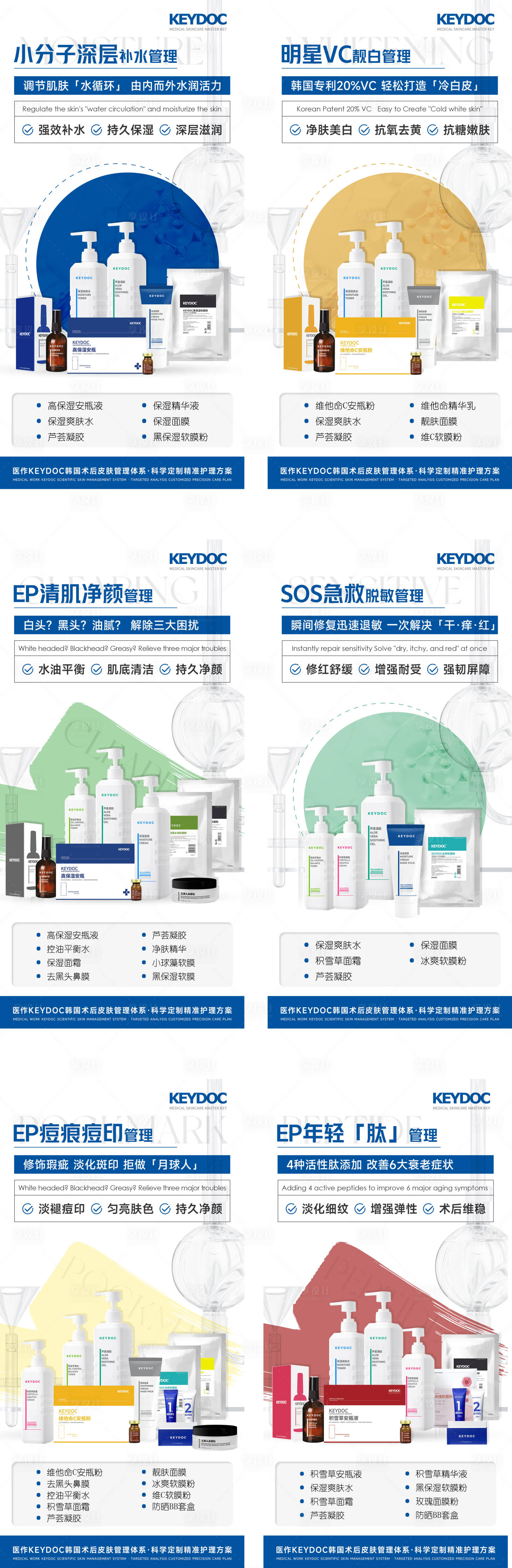 源文件下载【享设计】搜索编号：86640020486069999【皮肤管理项目使用产品明细】