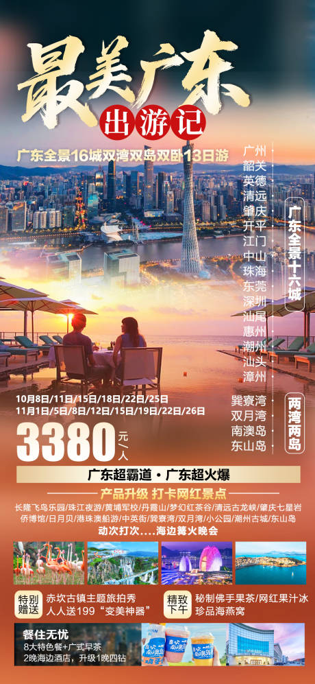 源文件下载【广东全境旅游海报】编号：66740020396291875