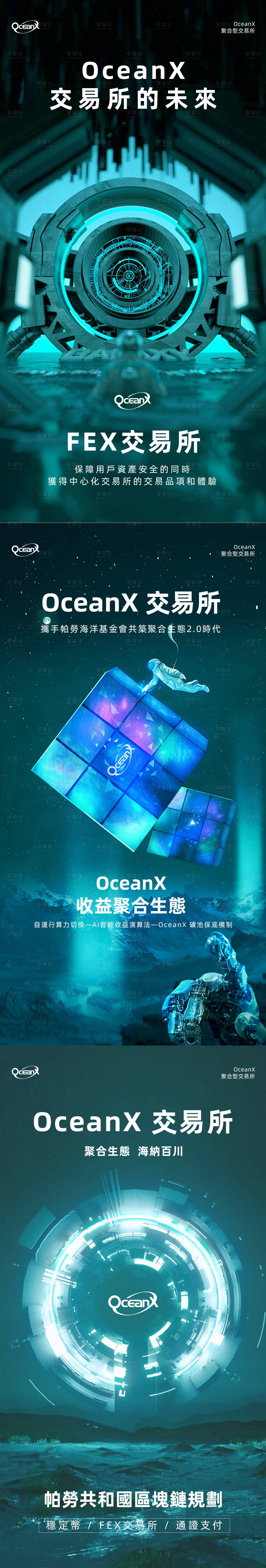 源文件下载【区块链交易所系列海报】编号：33300020267471864