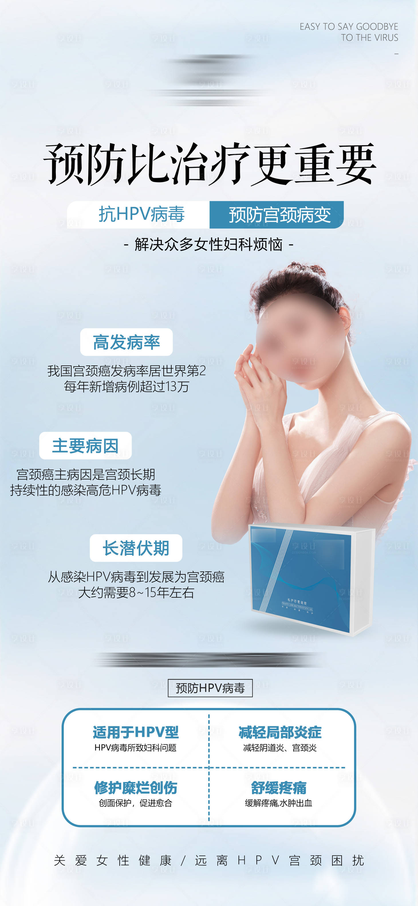 源文件下載【享設計】搜索編號：72250020601678675【女性私護產品科普海報】