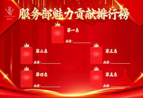 源文件下载【个人业绩排行榜红金背景板】编号：75500020570829984