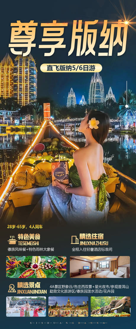 源文件下载【西双版纳旅游长图海报】编号：20330020635436617