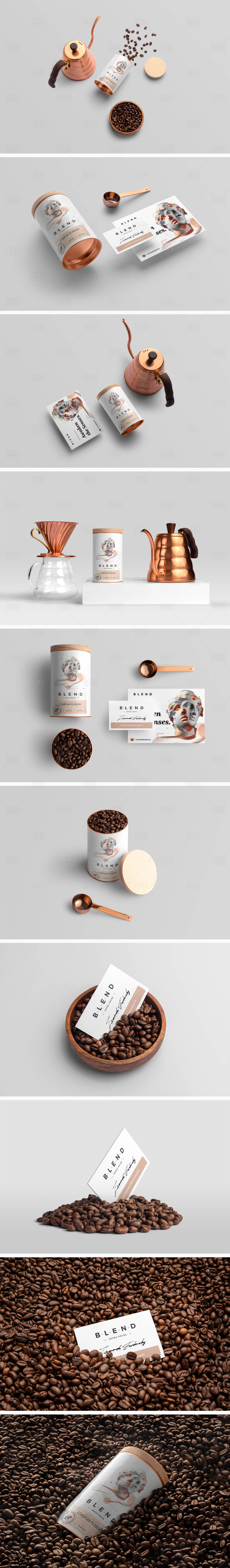源文件下載【享設(shè)計(jì)】搜索編號(hào)：84170020290764181【咖啡品牌設(shè)計(jì)樣機(jī)32款之三】