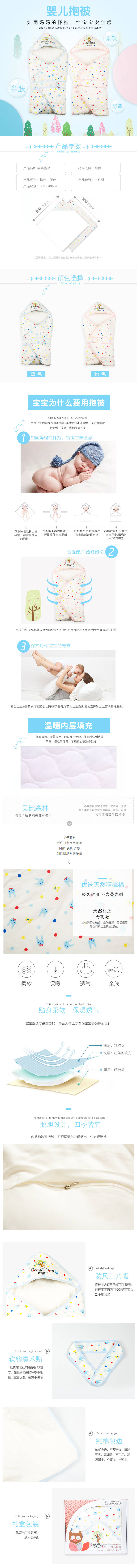 源文件下載【享設(shè)計】搜索編號：66720020531233446【嬰兒抱被詳情頁】
