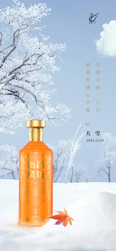 源文件下载【大雪节气海报】编号：17110020206739557