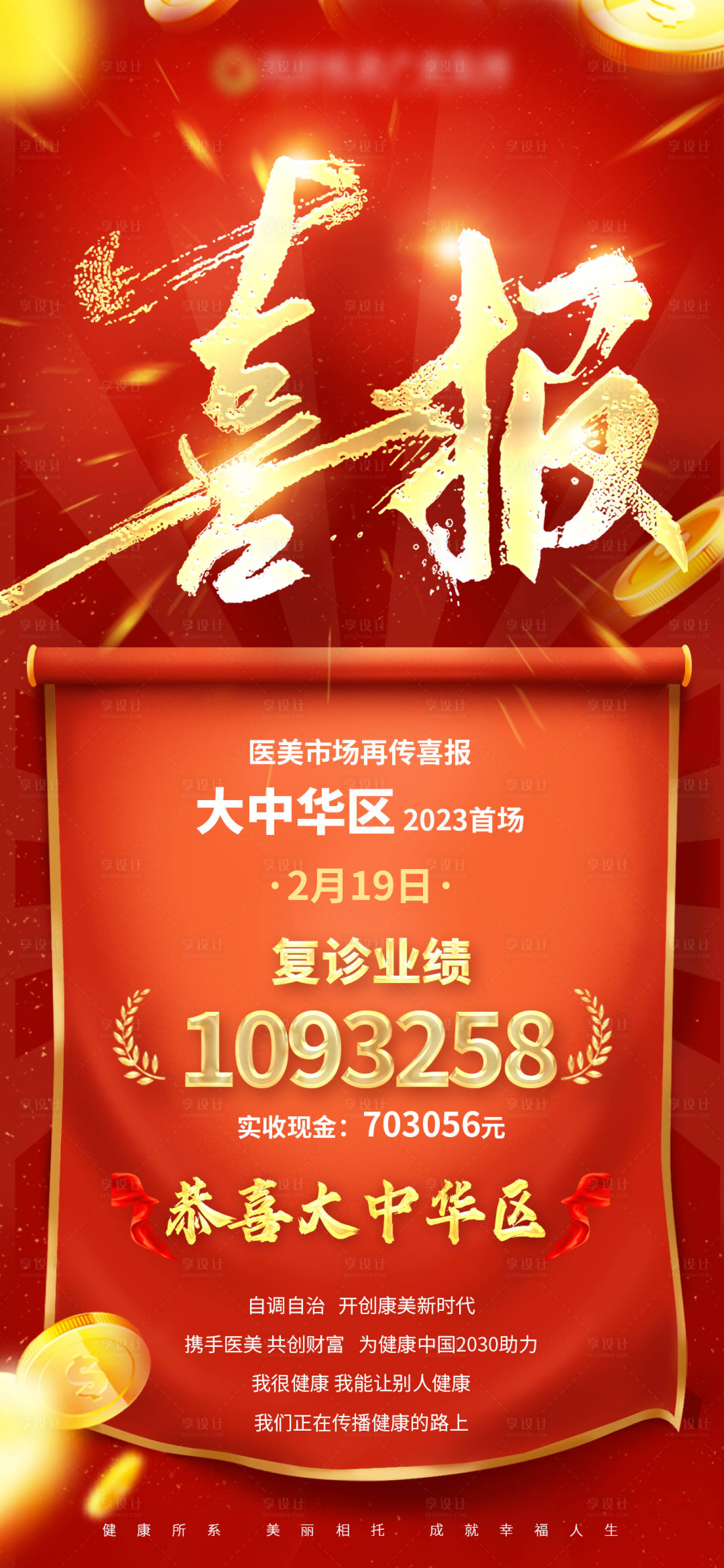源文件下載【享設計】搜索編號：64960020632972181【醫美喜報海報 】
