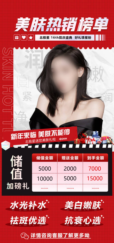 源文件下载【医美整形元旦周年庆活动海报】编号：97050020994177506