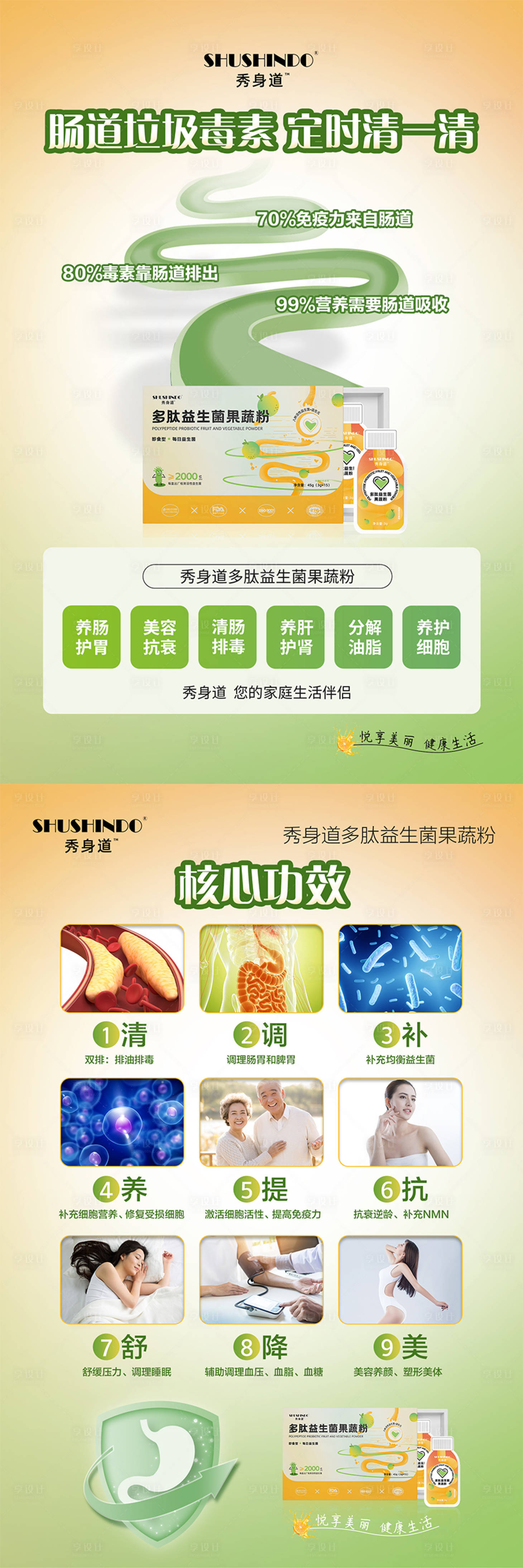 源文件下载【享设计】搜索编号：84140021026371459【微商减肥瘦身产品DM宣传单 】