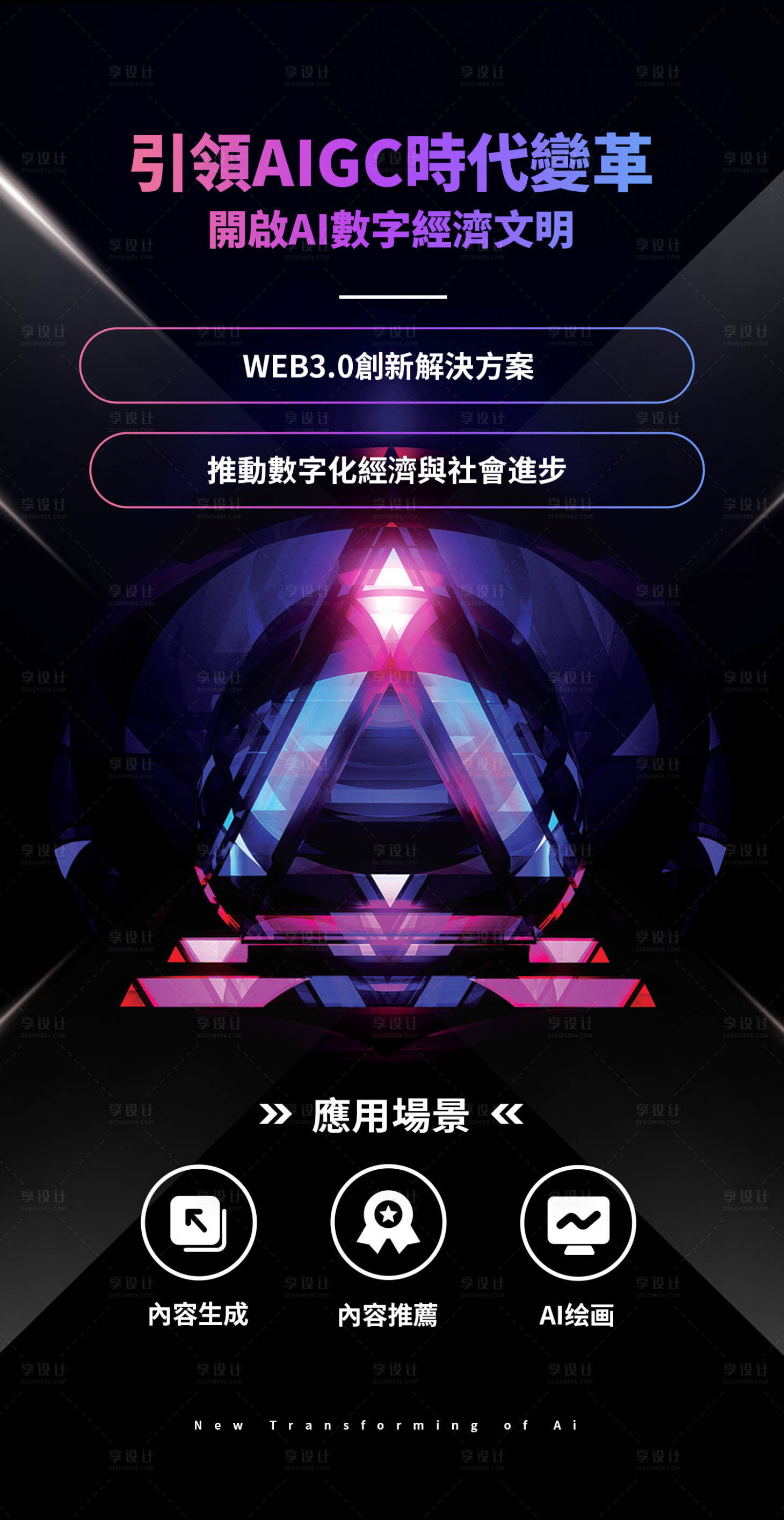 源文件下载【享设计】搜索编号：52150020832521083【科技AI海报】