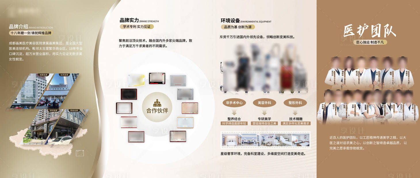 源文件下载【医美项目公司品宣海报展板】编号：36850021040194752