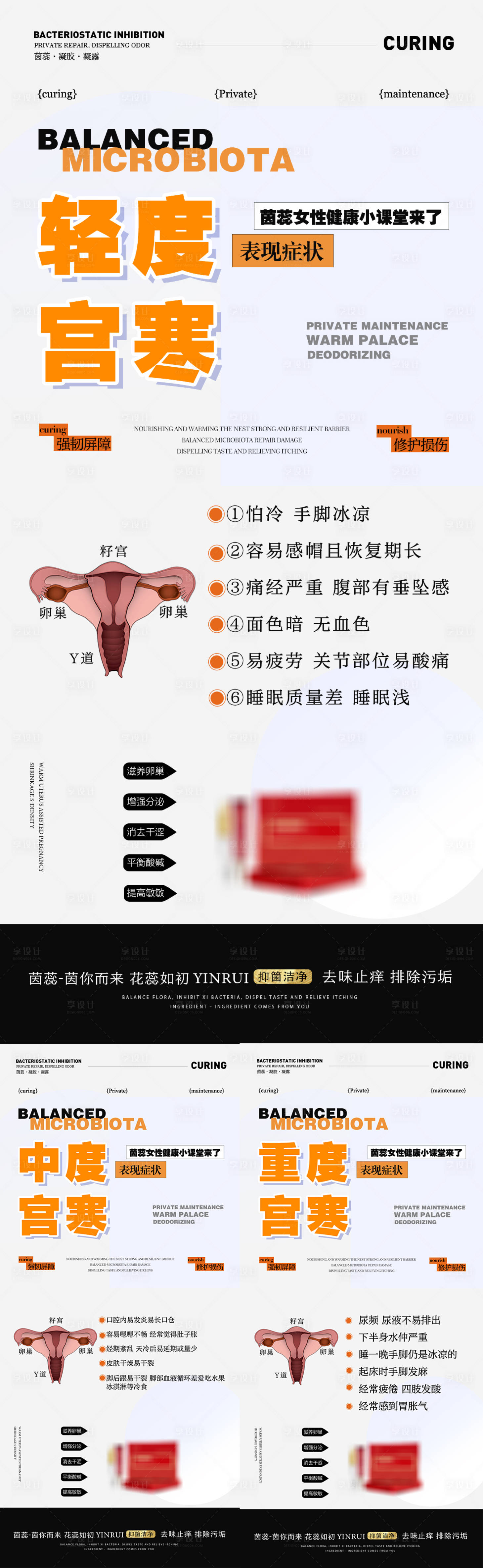源文件下载【宫寒小知识海报】编号：83690020936581460