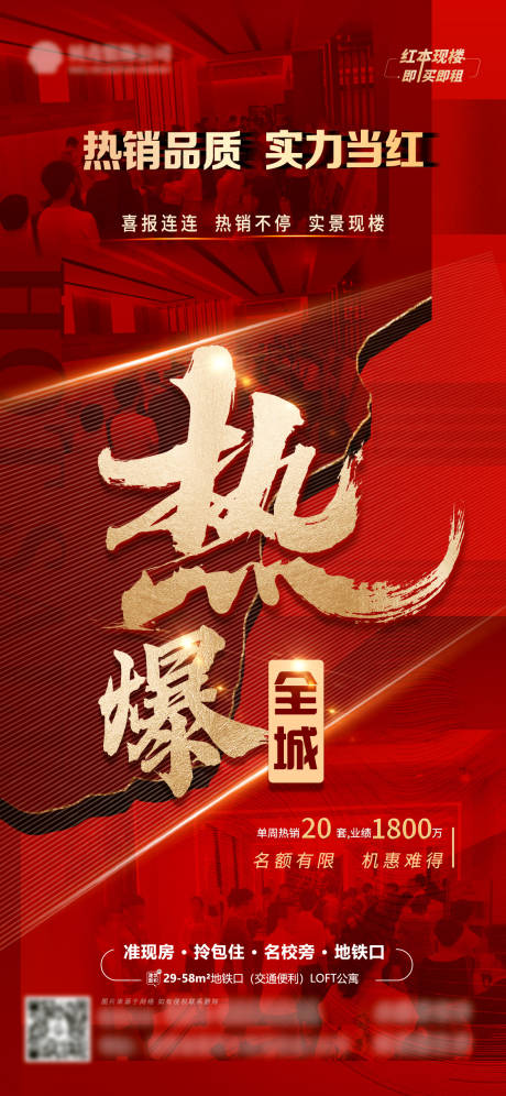 源文件下载【地产人潮海报】编号：38120020730737755