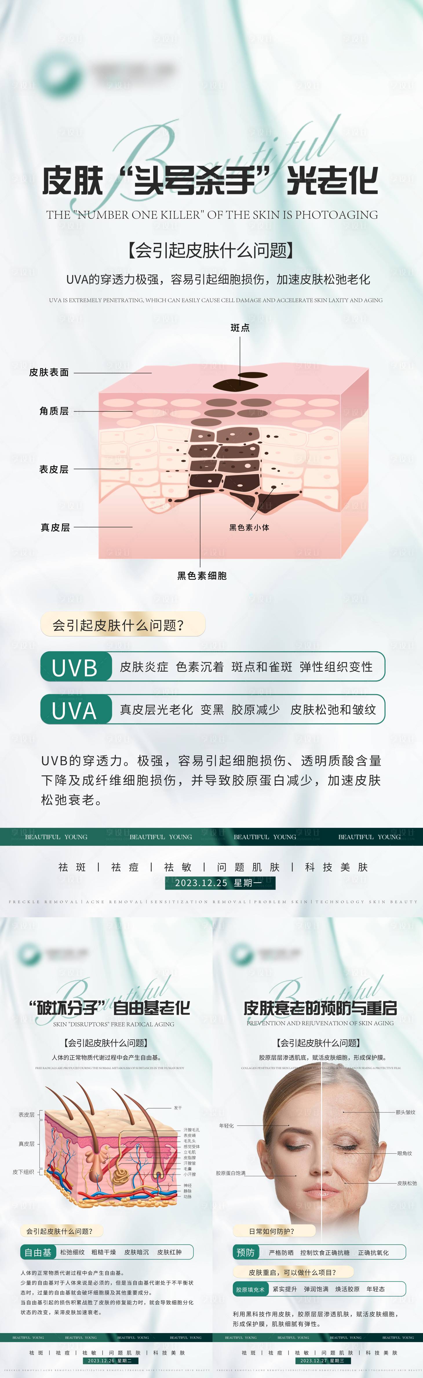 源文件下載【享設(shè)計(jì)】搜索編號(hào)：63920021075461273【醫(yī)美科普知識(shí)系列海報(bào)】
