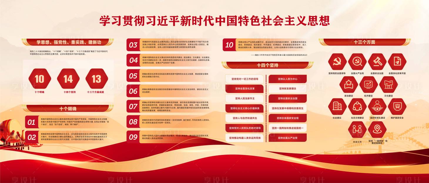 源文件下载【社会主义思想主题教育背景墙】编号：22980021000945755