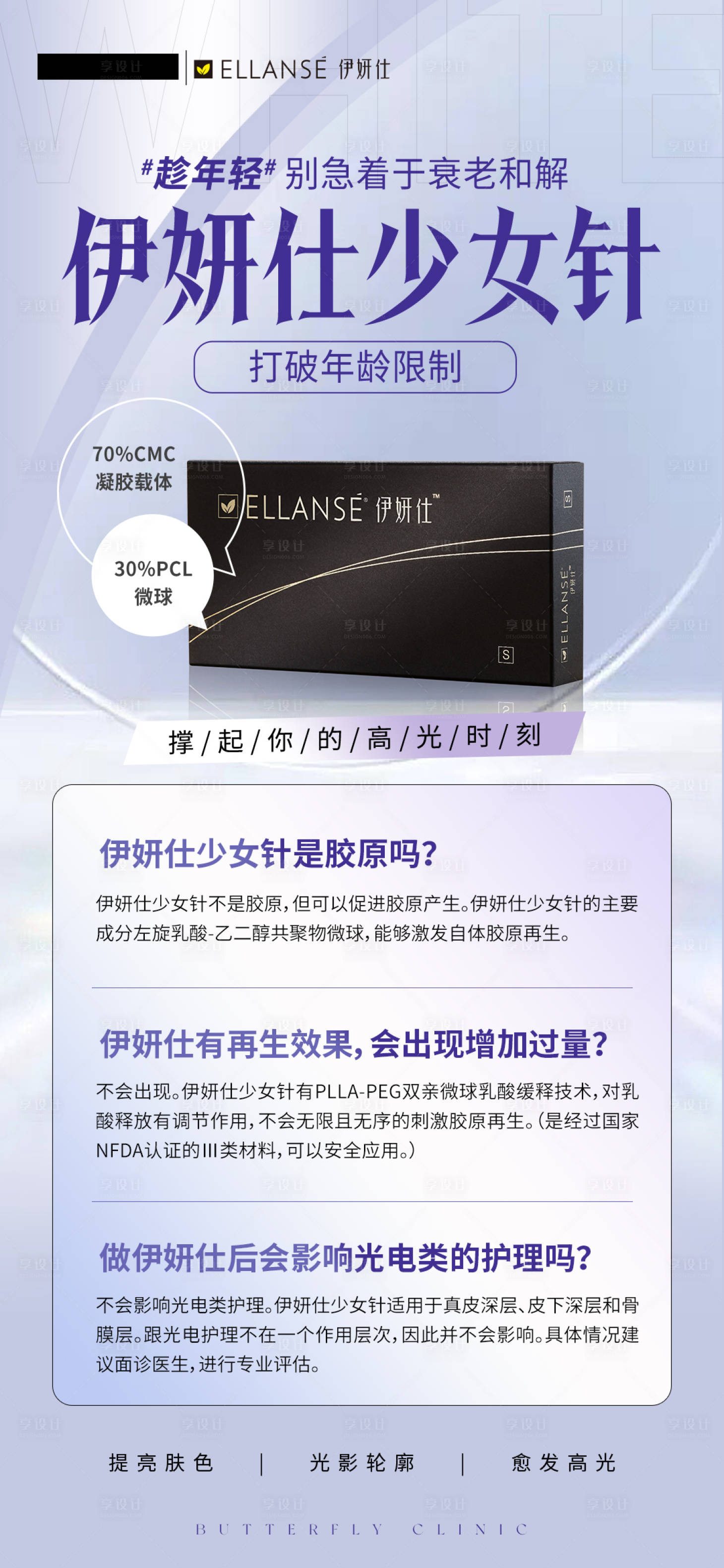 源文件下载【伊妍仕少女针科普海报】编号：30890021090357417