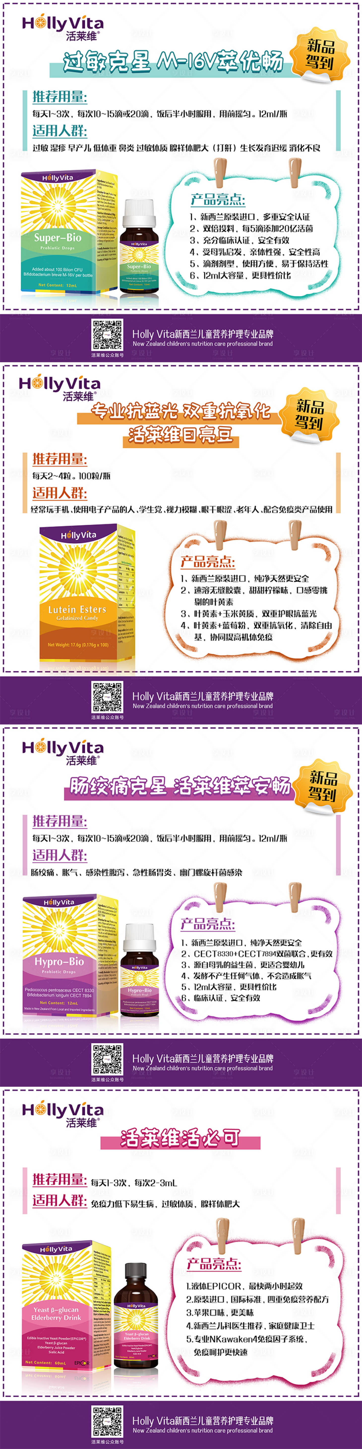 源文件下载【享设计】搜索编号：82020021061723116【微商儿童成长钙片维生素科普海报】