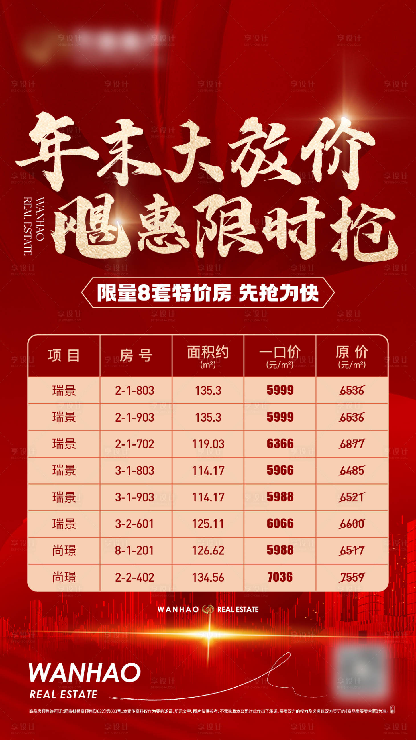 源文件下载【享设计】搜索编号：92100020783915047【地产热销特惠房海报】
