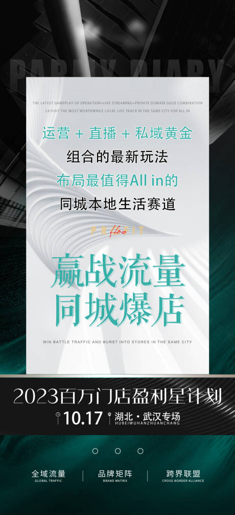 源文件下载【赢战流量海报】编号：20231211140719190