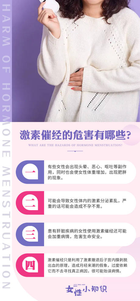 源文件下载【月经知识海报】编号：94070020994807944