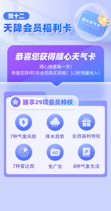 源文件下载【享设计】搜索编号：40610020794918287【会员福利卡海报】