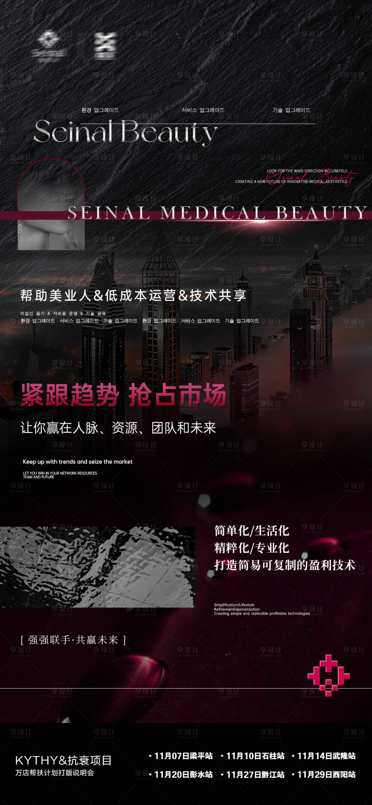 源文件下载【享设计】搜索编号：38500021002861241【医美招商造势海报】