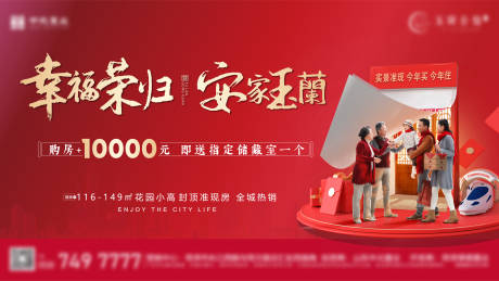 源文件下载【新年返乡置业海报】编号：41690021079068258
