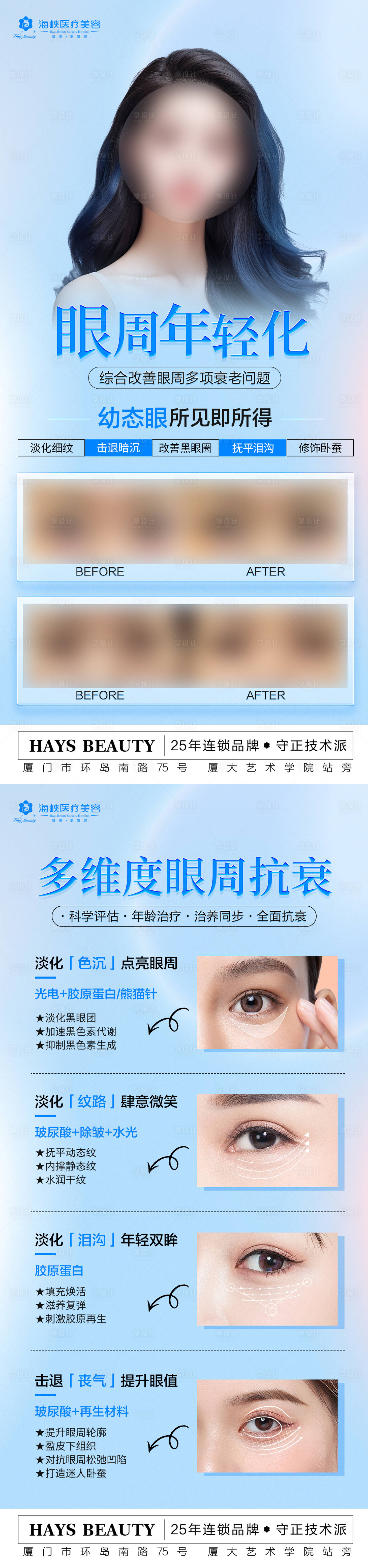 源文件下载【享设计】搜索编号：10280020864597788【眼周抗衰组图海报】