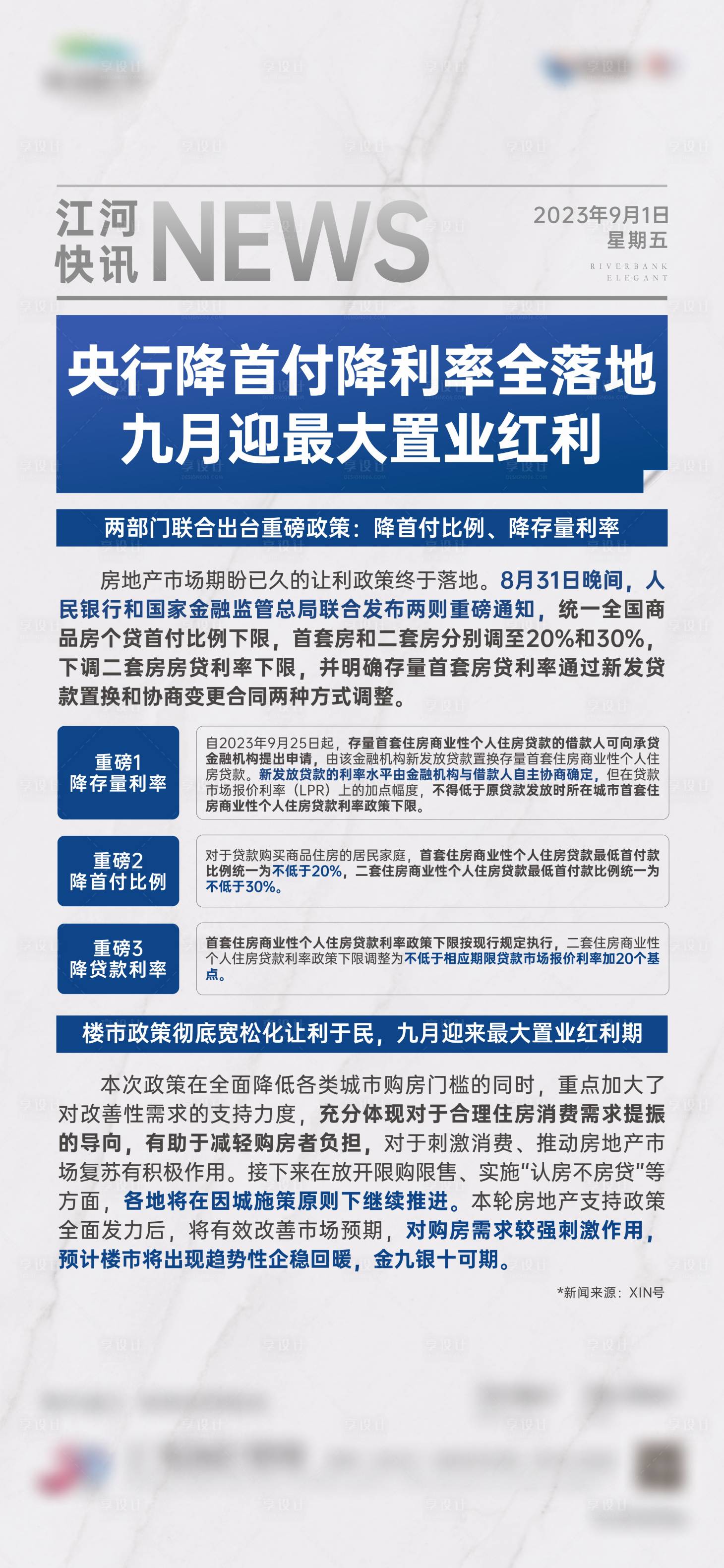 源文件下载【地产新闻政策海报】编号：22600020848614493
