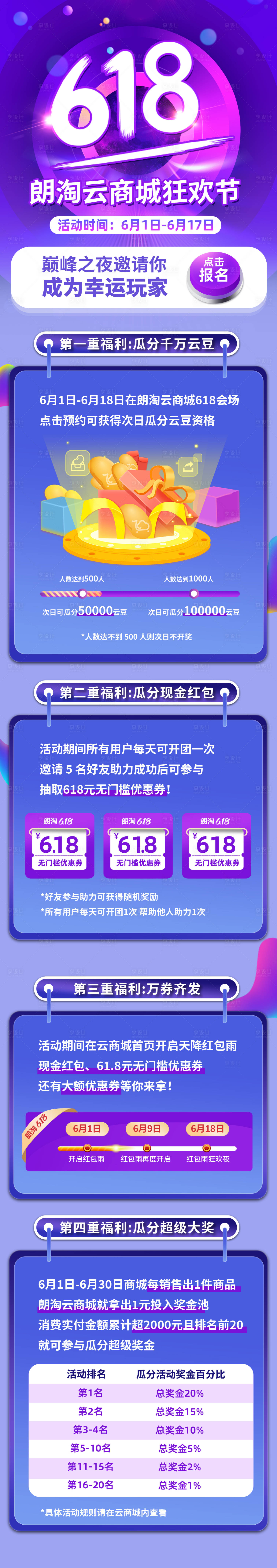 源文件下載【享設計】搜索編號：92650021219344535【618電商大促狂歡節長圖 】
