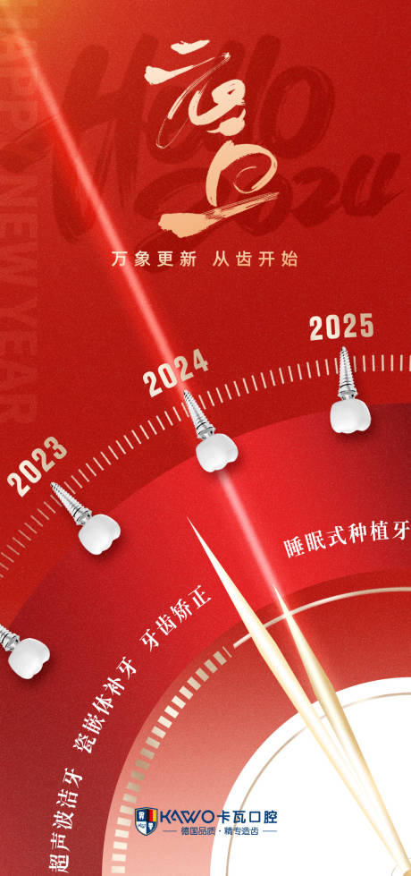 源文件下载【元旦口腔海报】编号：95390021255252177