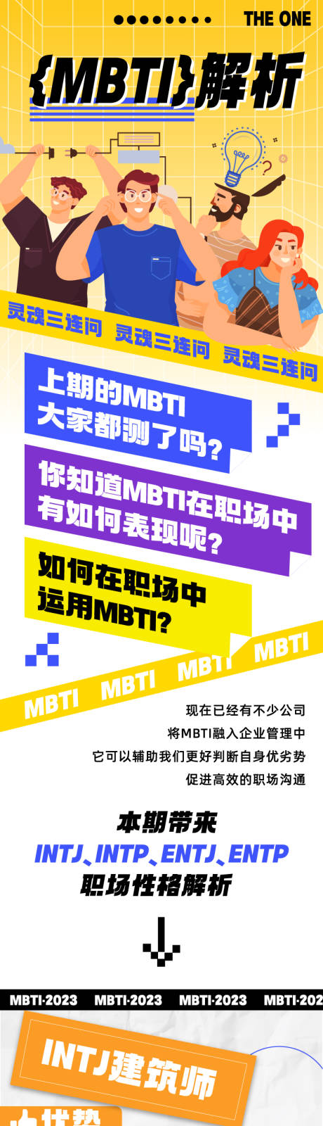 MBTI人格分析长图