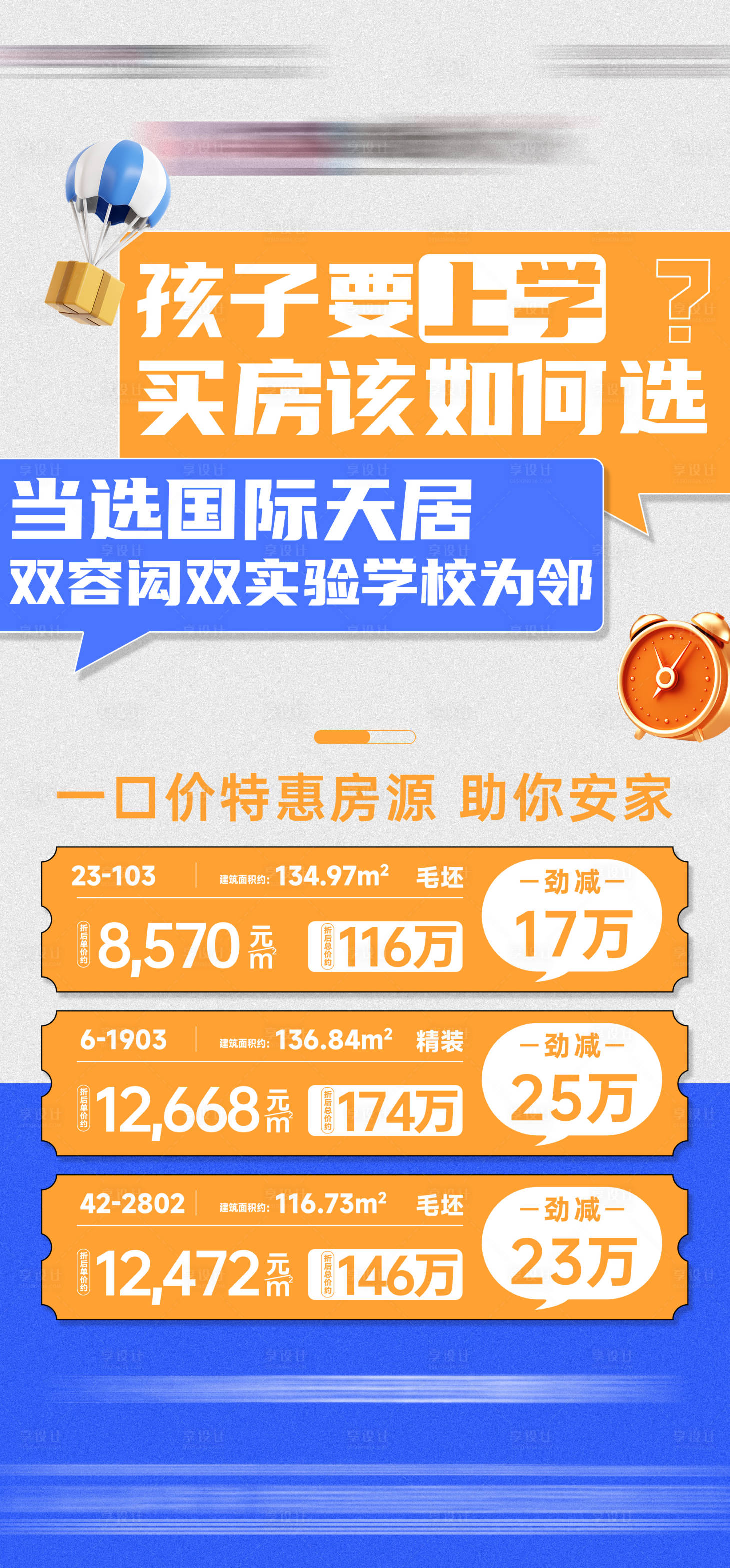 源文件下載【享設計】搜索編號：60780021063451019【地產特價房海報】