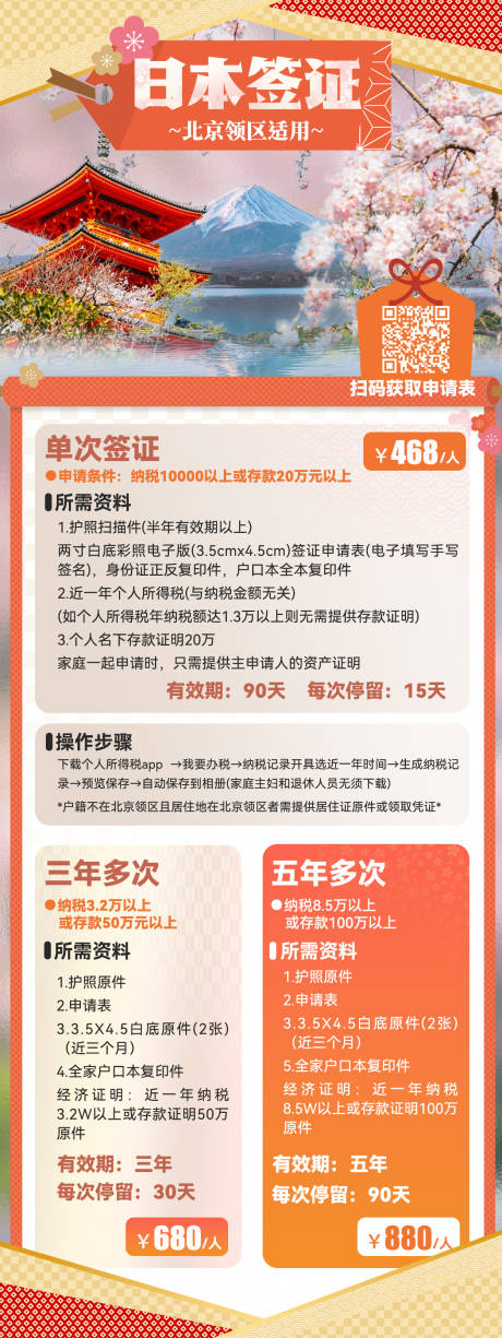 源文件下载【日本个人签证海报】编号：21270021061133739