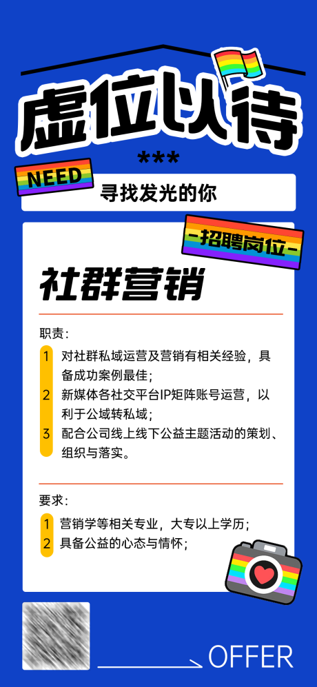 源文件下载【虚位以待招聘海报】编号：40120020924045014