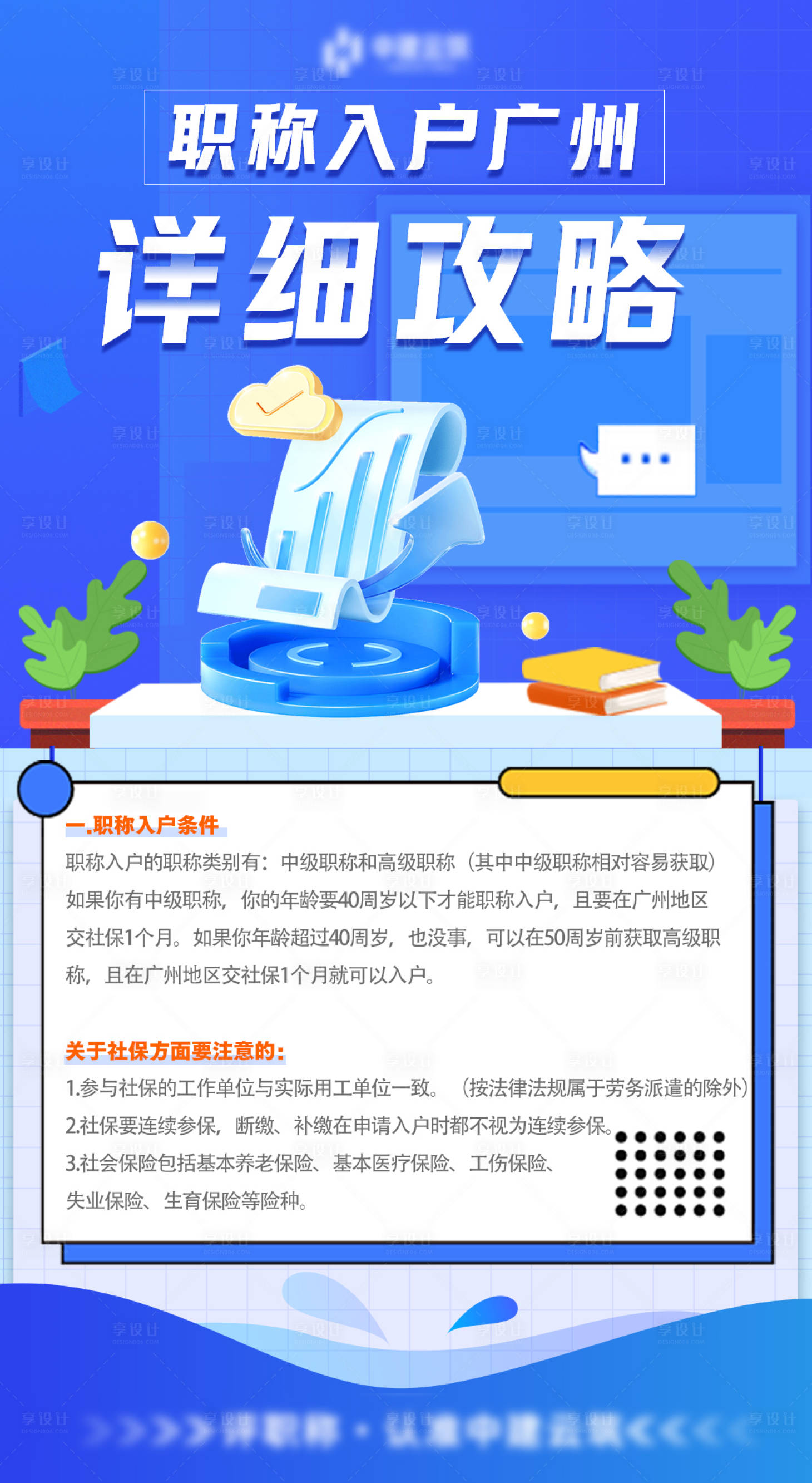 源文件下载【享设计】搜索编号：22990021216241663【入户攻略海报】