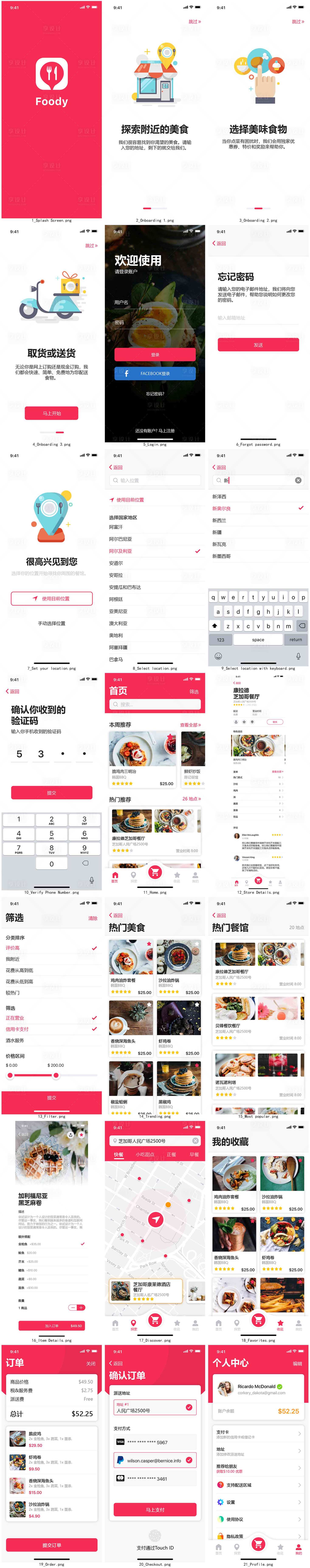 源文件下載【享設計】搜索編號：83820020743113929【美食外賣APP】
