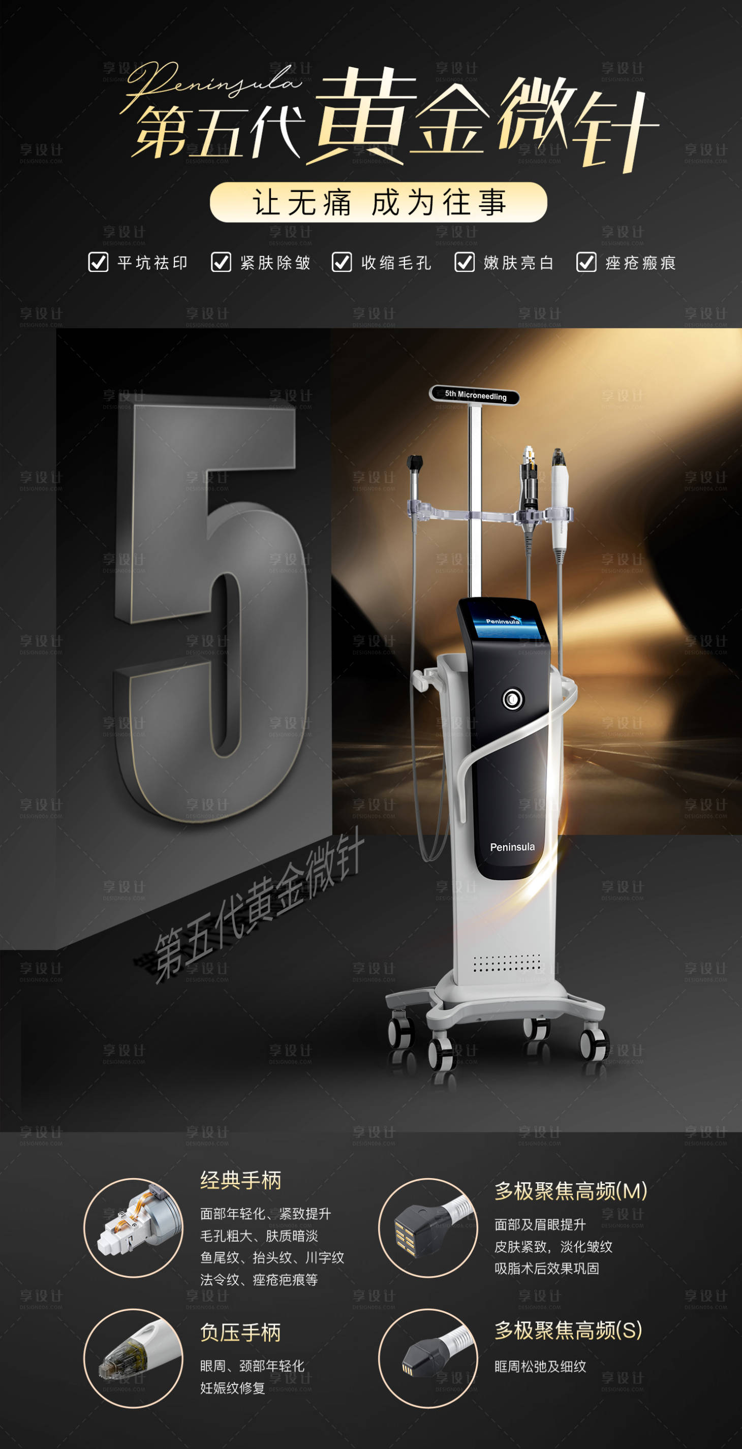 源文件下載【享設(shè)計】搜索編號：34620020783516823【醫(yī)美儀器海報】