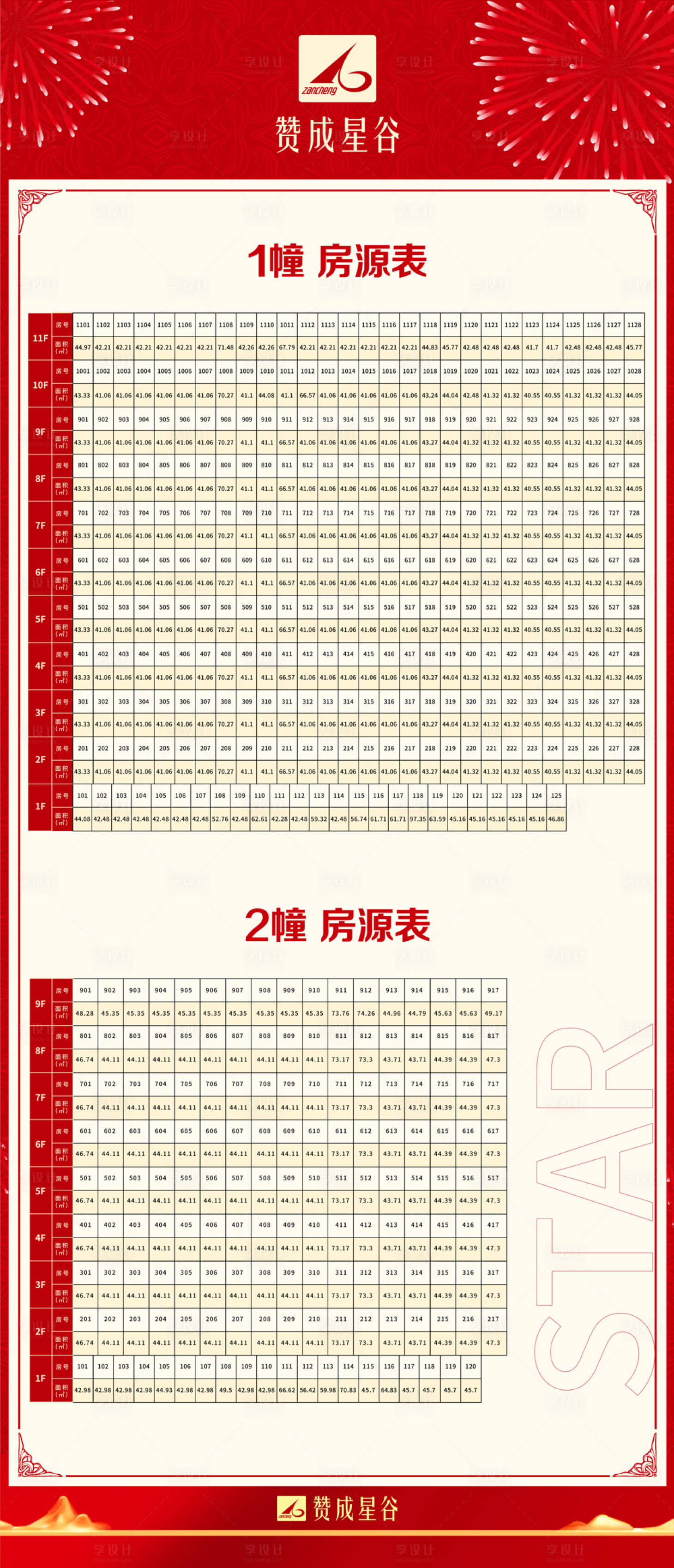 源文件下載【享設計】搜索編號：44600020823987469【地產房源銷控表】