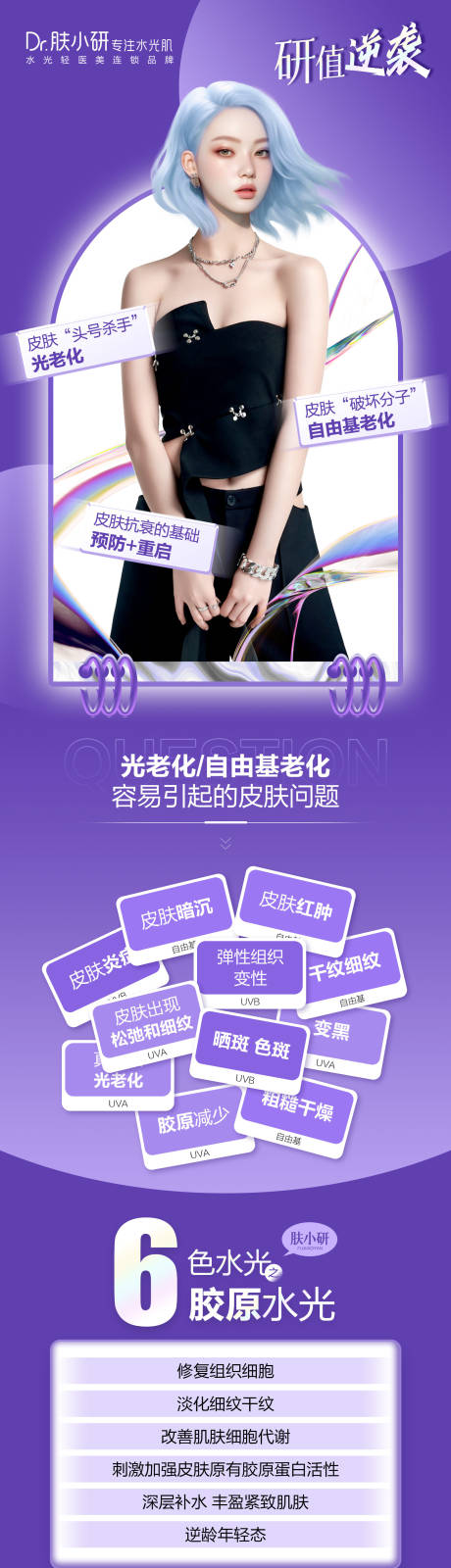 源文件下载【轻医美水光海报】编号：43170020735529691