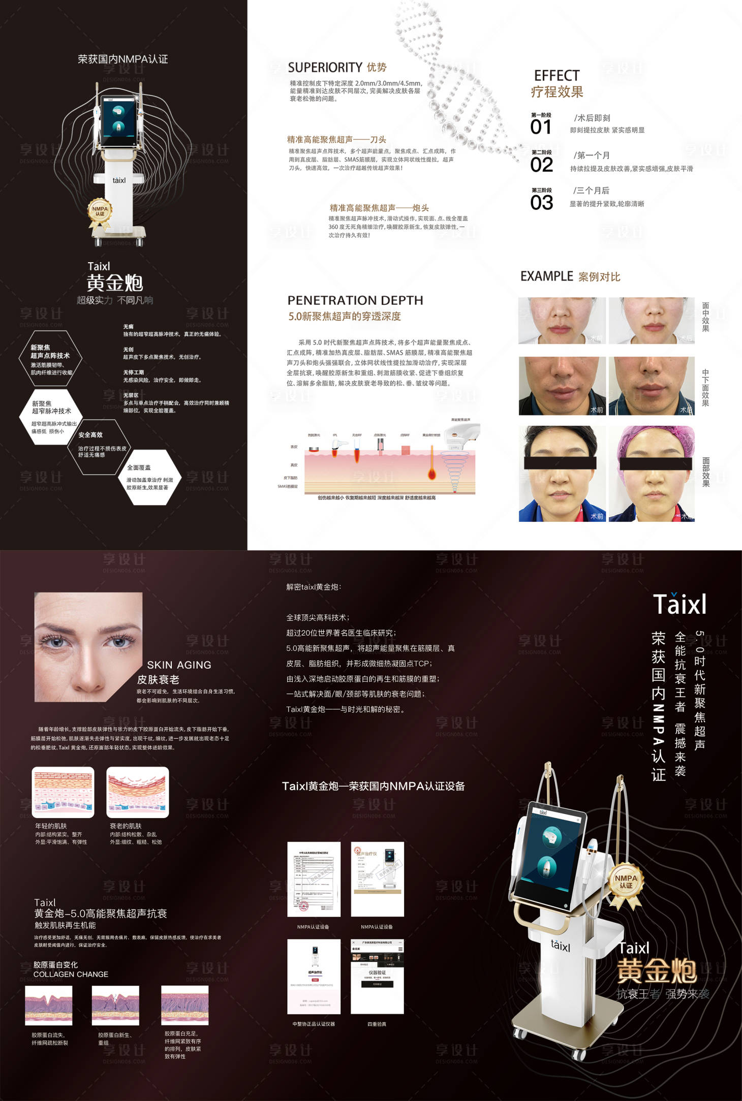 源文件下载【医美黄金炮海报折页】编号：71450020711683783