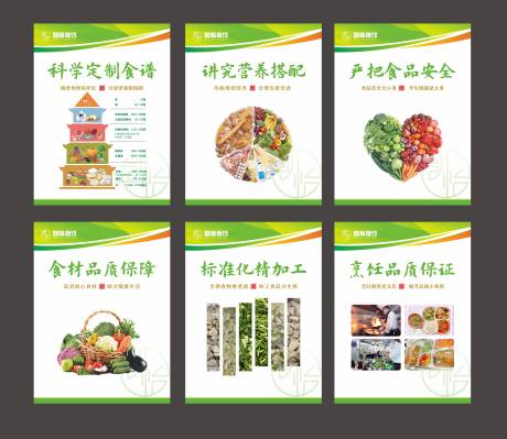 源文件下載【享設計】搜索編號：99770021239254177【餐飲文化綠色展板】