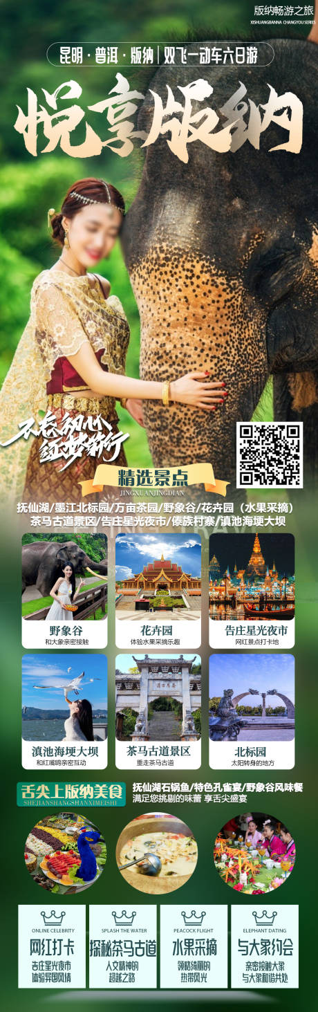 源文件下载【版纳旅游海报】编号：45760020715458862