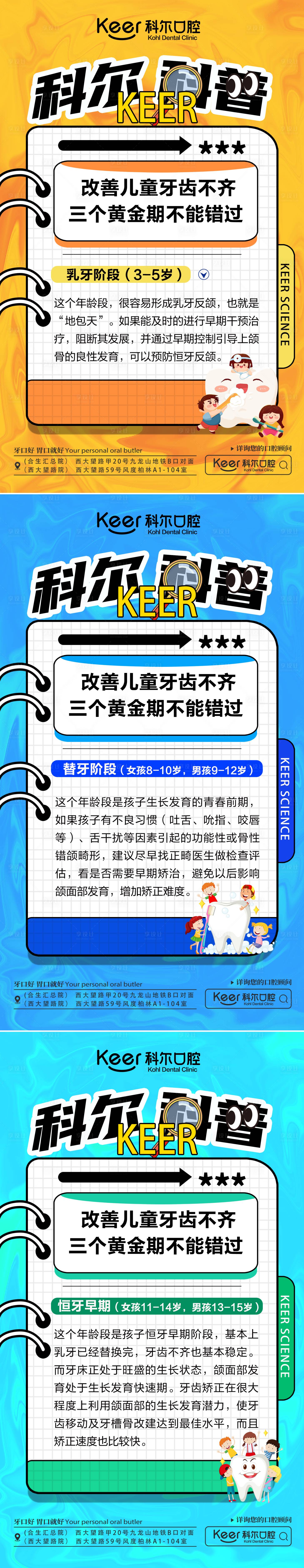 源文件下载【享设计】搜索编号：55640021066256230【口腔科普海报】