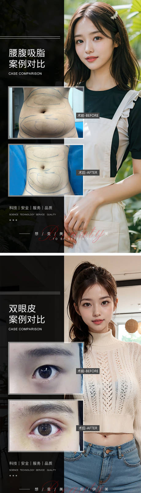 源文件下载【医美案例对比海报】编号：28310021133765834