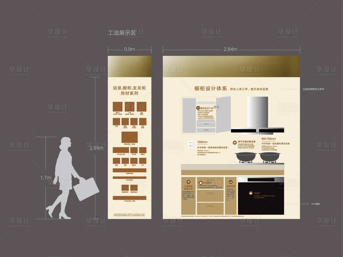 源文件下載【享設計】搜索編號：81280020838313437【工法展示區背景板】