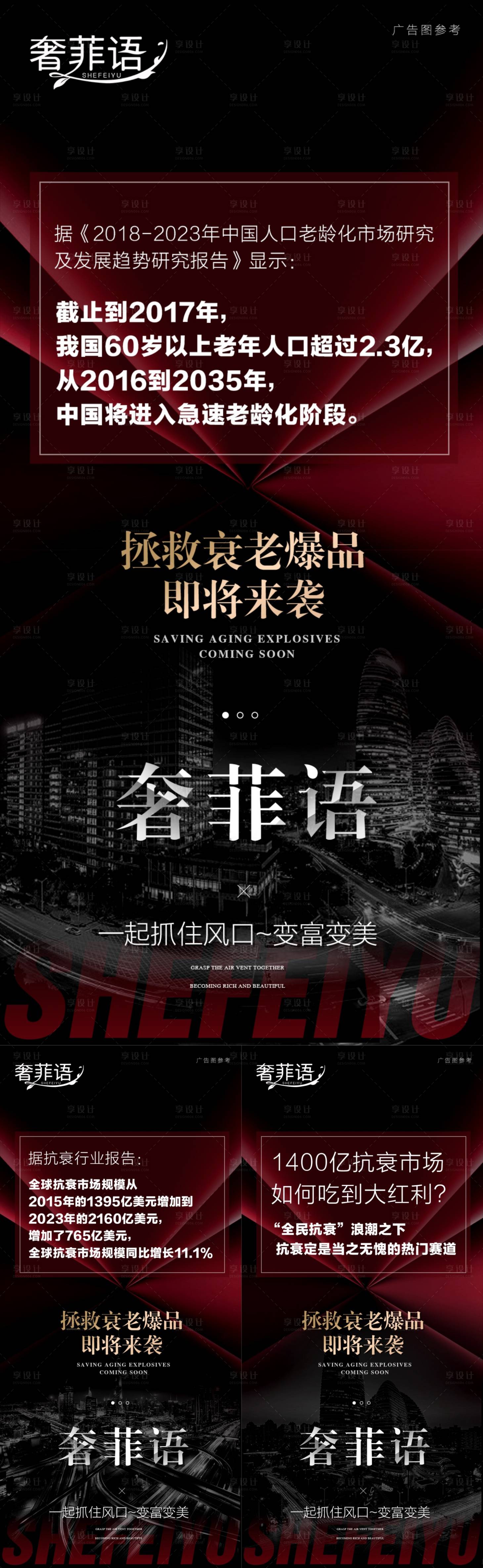 源文件下载【享设计】搜索编号：63540021184553595【美业行业分析招商海报 】