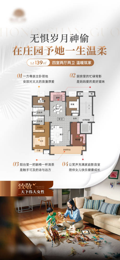 源文件下载【户型解析地产海报】编号：12240021127266533