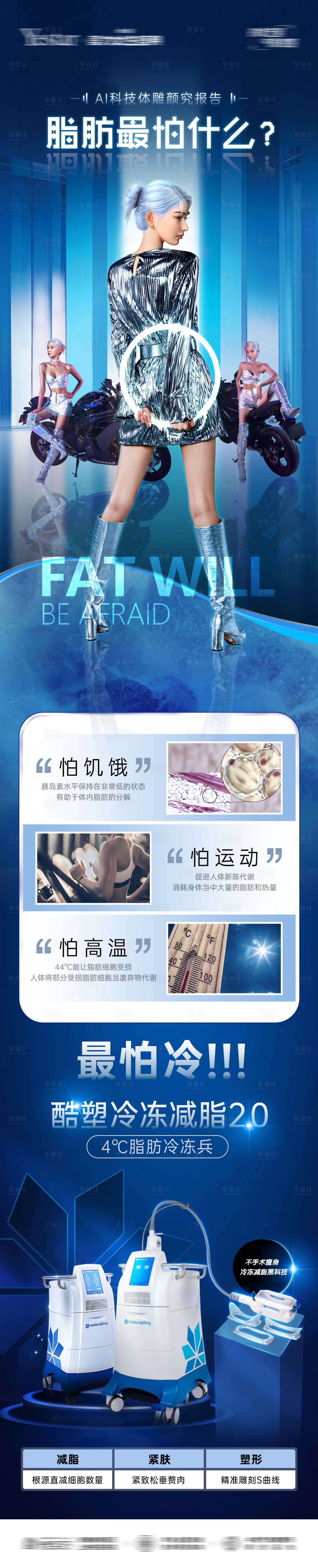 源文件下載【享設(shè)計】搜索編號：85560021127757485【醫(yī)美減脂長圖】