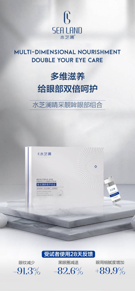 源文件下载【享设计】搜索编号：69080020891995450【眼修护产品海报】