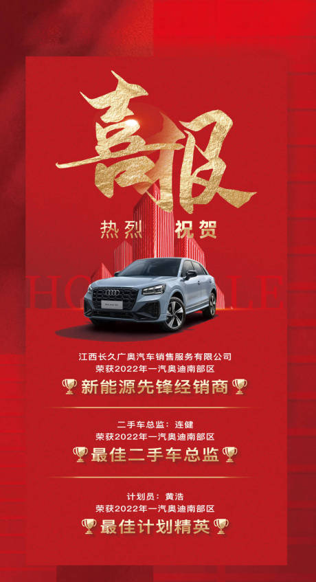 源文件下载【喜报海报】编号：44160021176186858